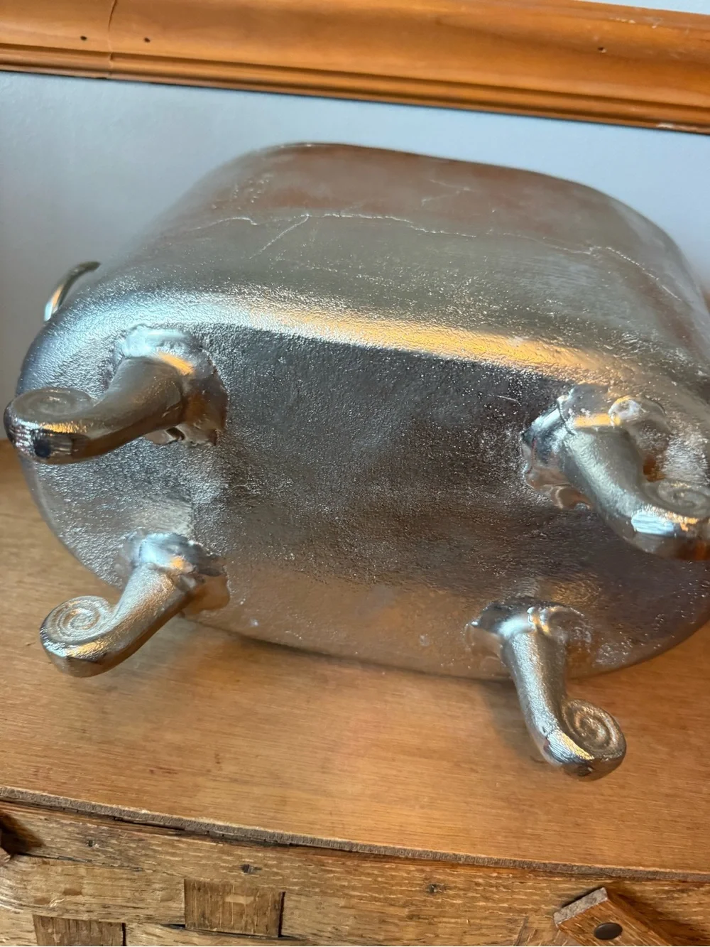 Vintage Style Cast Aluminum Bathtub Wine Cooler Ice Bucket Planter
